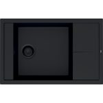 ELLECI LKU30586BKM - Mosogatótálca Unico 305 K86 Black fekete tartozékokkal