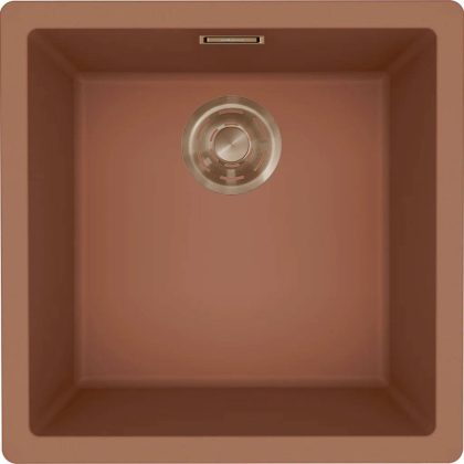   ELLECI LKZ10282F01BRZ - Mosogatótálca Zen-F 102 K83 Clay bronz tartozékokkal