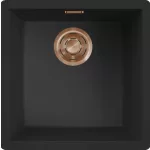 ELLECI LKZ10286BRZ - Mosogatótálca Zen 102 K86 Black bronz tartozékokkal