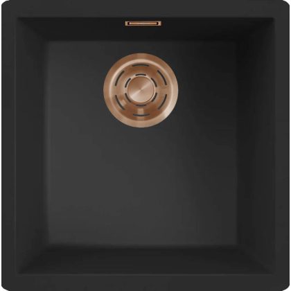   ELLECI LKZ10286BRZ - Mosogatótálca Zen 102 K86 Black bronz tartozékokkal