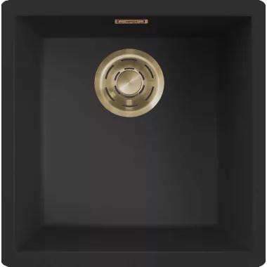 ELLECI LKZ10286F01GLD - Mosogatótálca Zen-F 102 K86 Black arany tartozékokkal