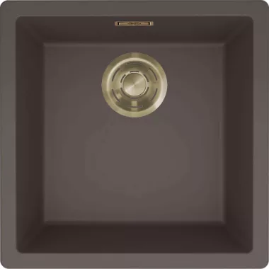 ELLECI LKZ10287GLD - Mosogatótálca Zen 102 K87 Cocoa arany tartozékokkal