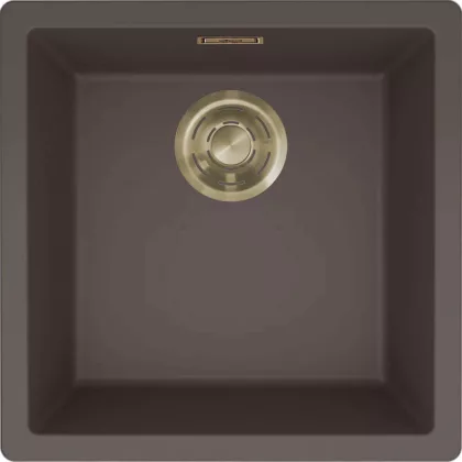   ELLECI LKZ10287GLD - Mosogatótálca Zen 102 K87 Cocoa arany tartozékokkal