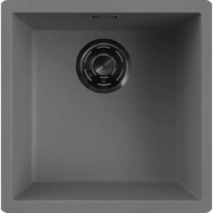   ELLECI LKZ10299BKM - Mosogatótálca Zen 102 K99 Concrete fekete tartozékokkal