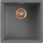 ELLECI LKZ10299BRZ - Mosogatótálca Zen 102 K99 Concrete bronz tartozékokkal
