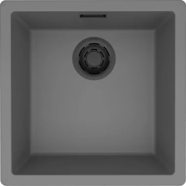 ELLECI LKZ10299F01BKM - Mosogatótálca Zen-F 102 K99 Concrete fekete tartozékokkal