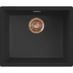   ELLECI LKZ10586BRZ - Mosogatótálca Zen 105 K86 Black bronz tartozékokkal