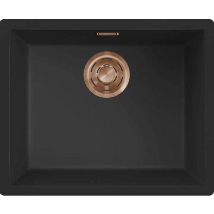   ELLECI LKZ10586BRZ - Mosogatótálca Zen 105 K86 Black bronz tartozékokkal