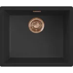   ELLECI LKZ10586F01BRZ - Mosogatótálca Zen-F 105 K86 Black bronz tartozékokkal