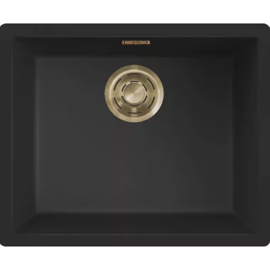 ELLECI LKZ10586F01GLD - Mosogatótálca Zen-F 105 K86 Black arany tartozékokkal