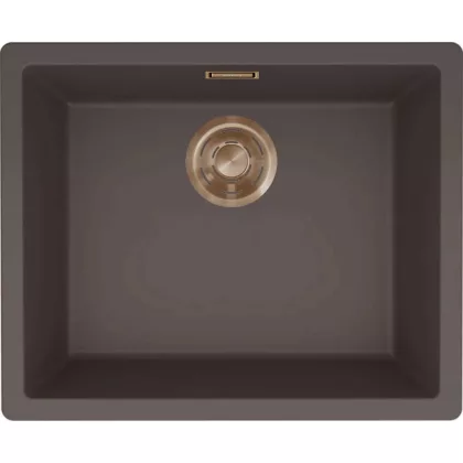   ELLECI LKZ10587BRZ - Mosogatótálca Zen 105 K87 Cocoa bronz tartozékokkal