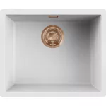   ELLECI LKZ10596BRZ - Mosogatótálca Zen 105 K96 White bronz tartozékokkal