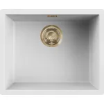   ELLECI LKZ10596GLD - Mosogatótálca Zen 105 K96 White arany tartozékokkal