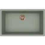   ELLECI LKZ13082F01BRZ - Mosogatótálca Zen-F 130 K82 Sage bronz tartozékokkal