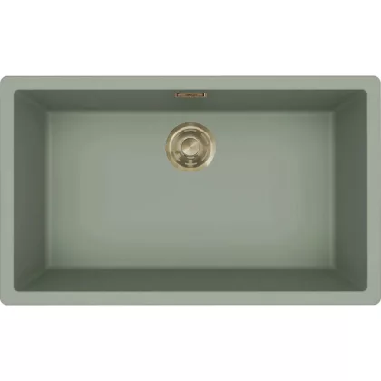   ELLECI LKZ13082F01GLD - Mosogatótálca Zen-F 130 K82 Sage arany tartozékokkal