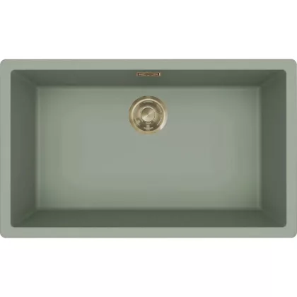   ELLECI LKZ13082GLD - Mosogatótálca Zen 130 K82 Sage arany tartozékokkal