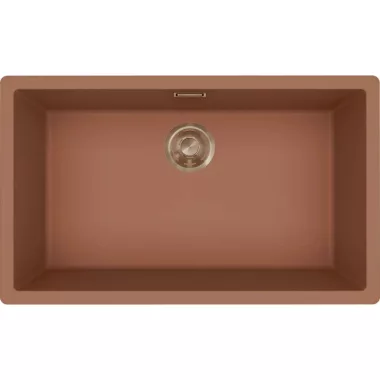 ELLECI LKZ13083BRZ - Mosogatótálca Zen 130 K83 Clay bronz tartozékokkal