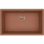   ELLECI LKZ13083F01BRZ - Mosogatótálca Zen-F 130 K83 Clay bronz tartozékokkal