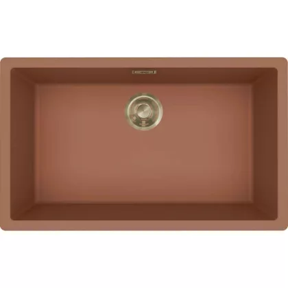   ELLECI LKZ13083GLD - Mosogatótálca Zen 130 K83 Clay arany tartozékokkal