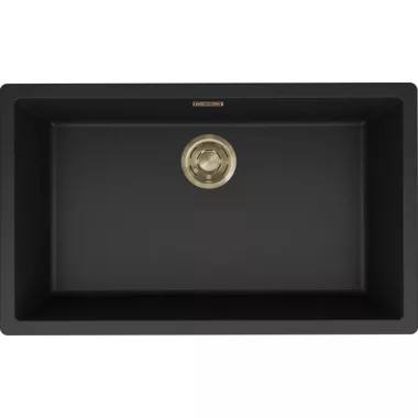 ELLECI LKZ13086F01GLD - Mosogatótálca Zen-F 130 K86 Black arany tartozékokkal