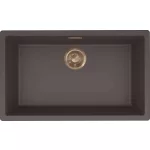 ELLECI LKZ13087BRZ - Mosogatótálca Zen 130 K87 Cocoa bronz tartozékokkal
