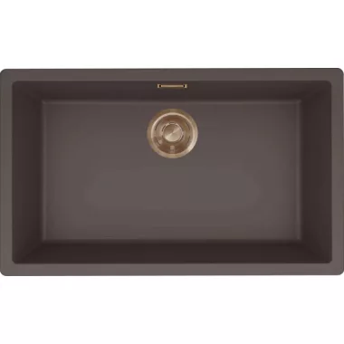 ELLECI LKZ13087BRZ - Mosogatótálca Zen 130 K87 Cocoa bronz tartozékokkal