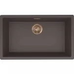   ELLECI LKZ13087F01BRZ - Mosogatótálca Zen-F 130 K87 Cocoa bronz tartozékokkal