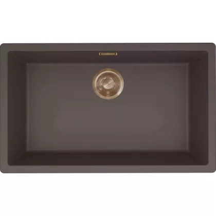   ELLECI LKZ13087F01BRZ - Mosogatótálca Zen-F 130 K87 Cocoa bronz tartozékokkal