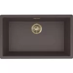 ELLECI LKZ13087F01GLD - Mosogatótálca Zen-F 130 K87 Cocoa arany tartozékokkal