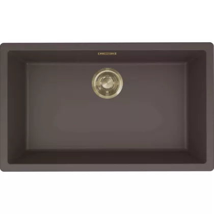   ELLECI LKZ13087F01GLD - Mosogatótálca Zen-F 130 K87 Cocoa arany tartozékokkal