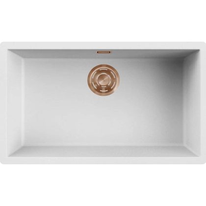   ELLECI LKZ13096BRZ - Mosogatótálca Zen 130 K96 White bronz tartozékokkal