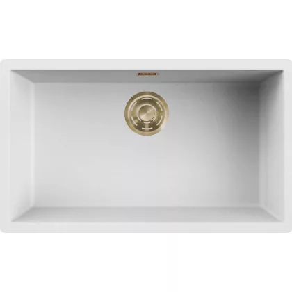   ELLECI LKZ13096F01GLD - Mosogatótálca Zen-F 130 K96 White arany tartozékokkal