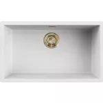 ELLECI LKZ13096GLD - Mosogatótálca Zen 130 K96 White arany tartozékokkal