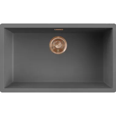 ELLECI LKZ13099BRZ - Mosogatótálca Zen 130 K99 Concrete bronz tartozékokkal