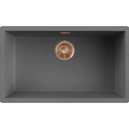   ELLECI LKZ13099BRZ - Mosogatótálca Zen 130 K99 Concrete bronz tartozékokkal