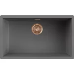 ELLECI LKZ13099F01BRZ - Mosogatótálca Zen-F 130 K99 Concrete bronz tartozékokkal