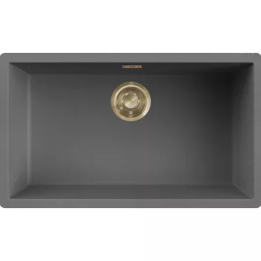 ELLECI LKZ13099F01GLD - Mosogatótálca Zen-F 130 K99 Concrete arany tartozékokkal