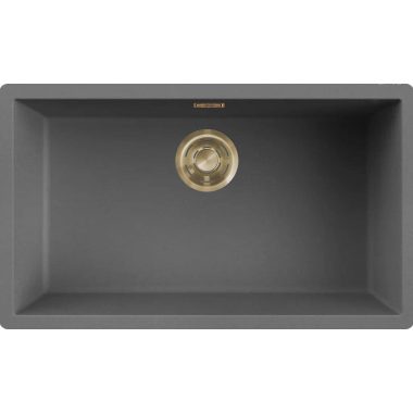 ELLECI LKZ13099GLD - Mosogatótálca Zen 130 K99 Concrete arany tartozékokkal