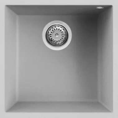 ELLECI LMQ10279BSO - Mosogatótálca Quadra 102 UM M79 Aluminium munkalap alá szerelhető