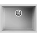   ELLECI LMQ11079BSO - Mosogatótálca Quadra 110 UM M79 Aluminium munkalap alá szerelhető