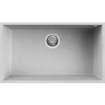  ELLECI LMQ13079BSO - Mosogatótálca Quadra 130 UM M79 Aluminium munkalap alá szerelhető