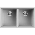   ELLECI LMQ35079BSO - Mosogatótálca Quadra 350 UM M79 Aluminium munkalap alá szerelhető