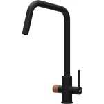   ELLECI MOKFLMBK83 - Csaptelep Flamingo pure matt fekete+K83 Clay
