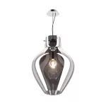   ELMARK 003064-011108 FÜGGESZTETT LÁMPA BRESSO P19066A-D38 1XE27 KRÓM/FÜSTÜVEG