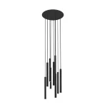   ELMARK 003064-024748 LED FÜGGLÁMPA LOYA P0461-09C-P7P7 9X5W 3000K FEKETE MATTE