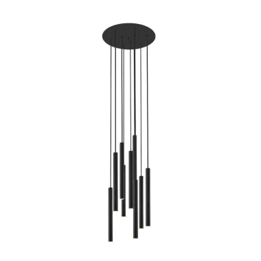 ELMARK 003064-024748 LED FÜGGLÁMPA LOYA P0461-09C-P7P7 9X5W 3000K FEKETE MATTE