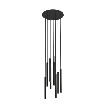 ELMARK 003064-024748 LED FÜGGLÁMPA LOYA P0461-09C-P7P7 9X5W 3000K FEKETE MATTE