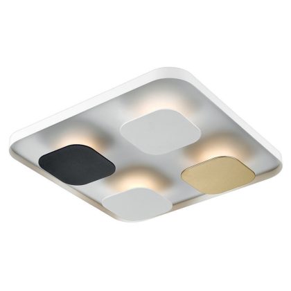   ELMARK 003064-026348 LED FALI LAZOR CSILLAGKÉP A0563-04H-S8TH 12W 4000K FEHÉR/FEKETE/G//ZLATOOLD