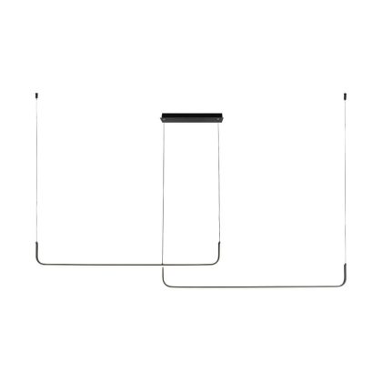 ELMARK 003064-026653 LED FÜGGESZTETT LÁMPA RIKE 2023199-BK 40W 3000K/4000K/6000K FEKETE