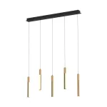   ELMARK 003064-026734 LED FÜGG FÉNY ELIOT MD4768-5-3BMT 25W 3000K FEKETE/FAGYANTA